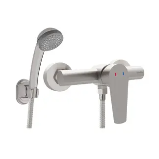 STRETTO - Monomando ducha verceli inox satinado