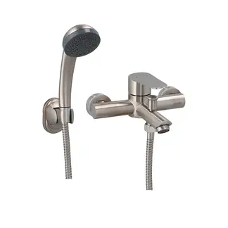 STRETTO - Monomando tina ducha verceli inox satinado