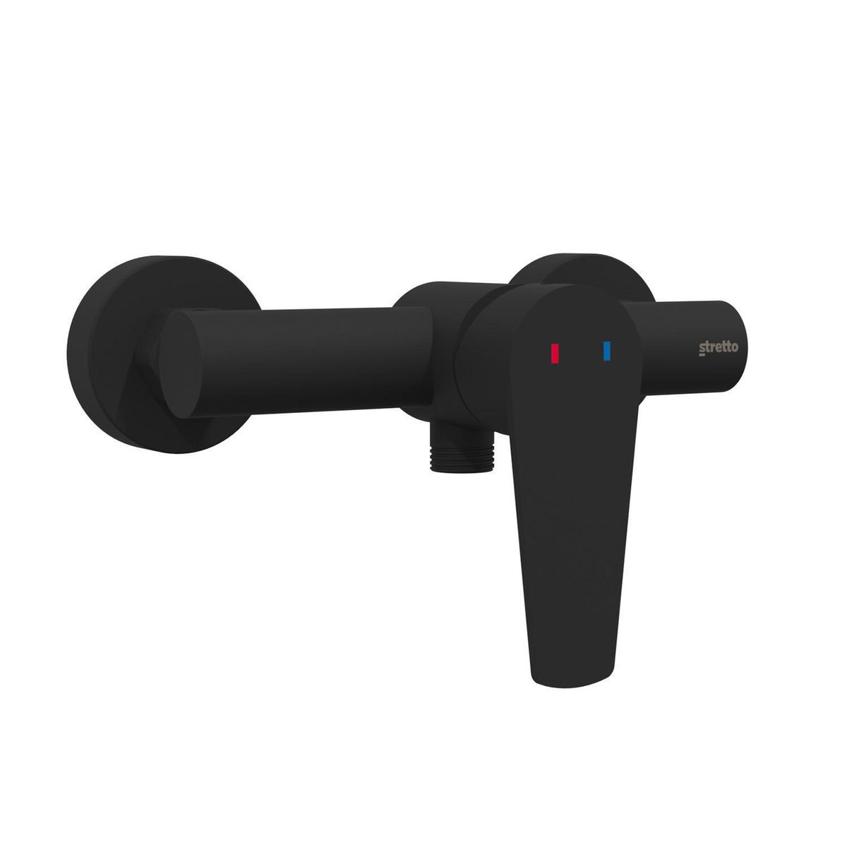 STRETTO - Monomando Ducha Verceli Negro