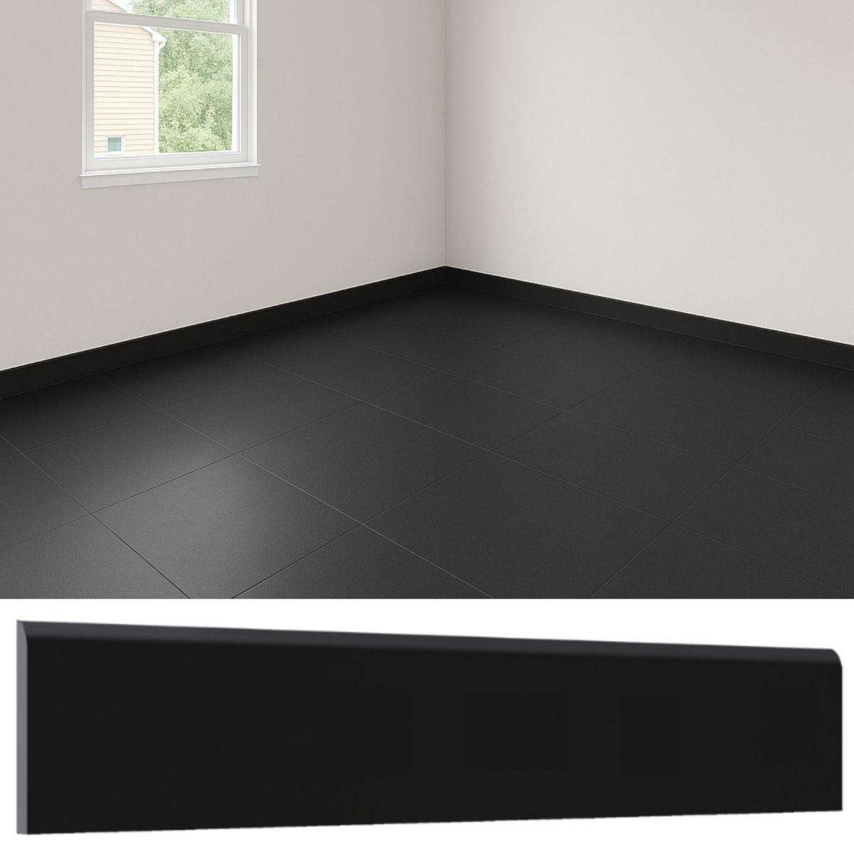 MERCURY - Guardapolvo 8X45 Cerámica Negro Mate