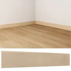 MERCURY - Guardapolvo 10X60 Porcelanato Cemento Arena