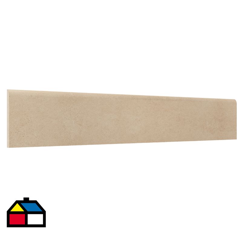 MERCURY - Guardapolvo 10X60 Porcelanato Cemento Arena