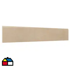 MERCURY - Guardapolvo 10X60 Porcelanato Cemento Arena