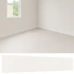 MERCURY - Guardapolvo 10X60 Porcelanato Blanco Mate