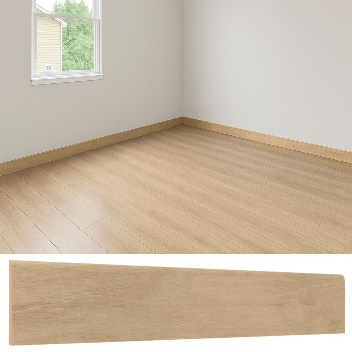 MERCURY - Guardapolvo 10X60 Porcelanato Madera Oak