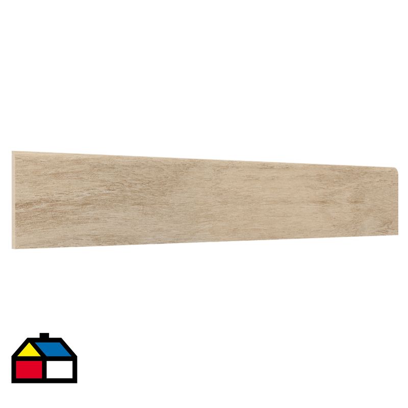 MERCURY - Guardapolvo 10X60 Porcelanato Madera Haya