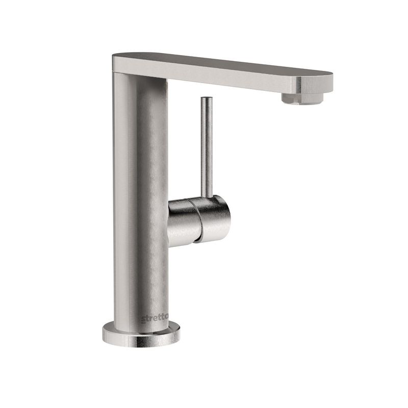 STRETTO - Monomando lavamanos veroli inox satinado