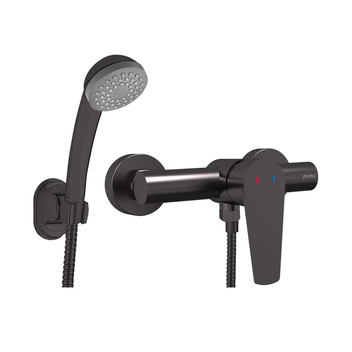 STRETTO - Monomando Ducha Verceli Gris