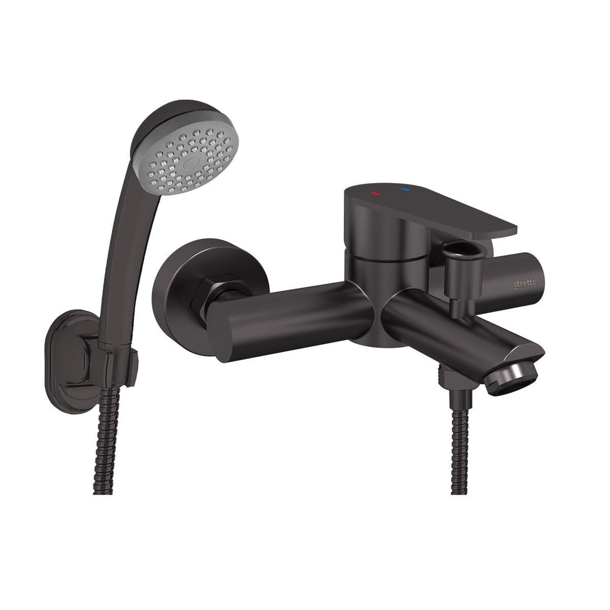 STRETTO - Monomando Tina Ducha Verceli Gris