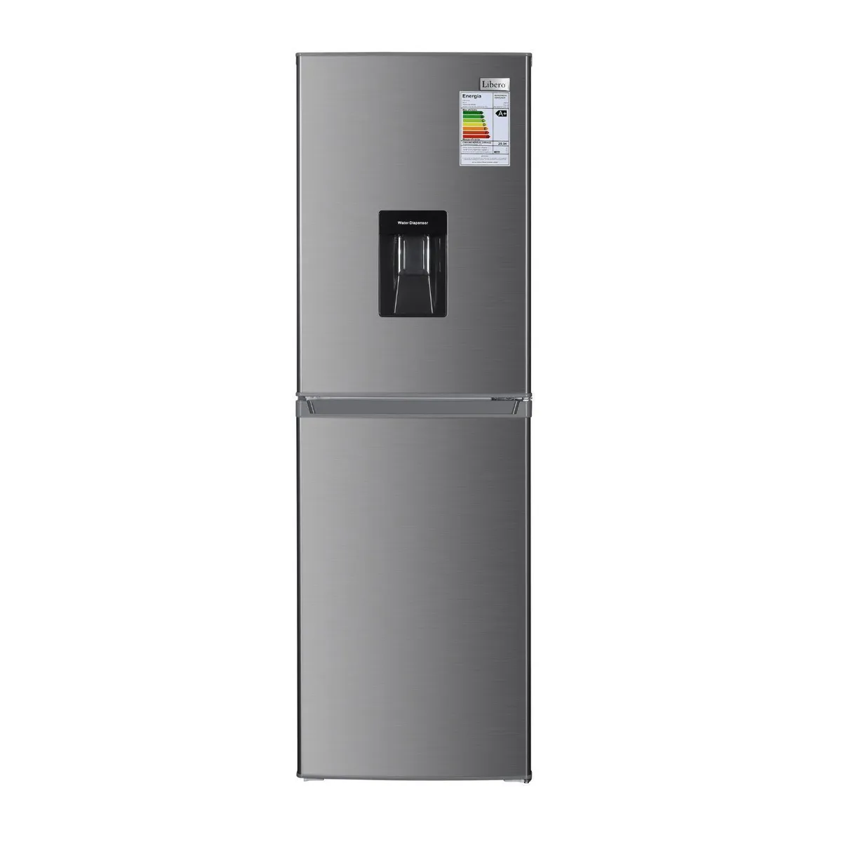 LIBERO - Refrigerador Bottom Freezer Frío Directo 240 Litros Inox LRB-260DFIW