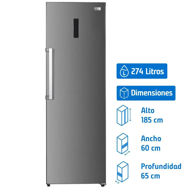 Freezer no Frost Vertical 262 Litros Inox LFV-360NFI