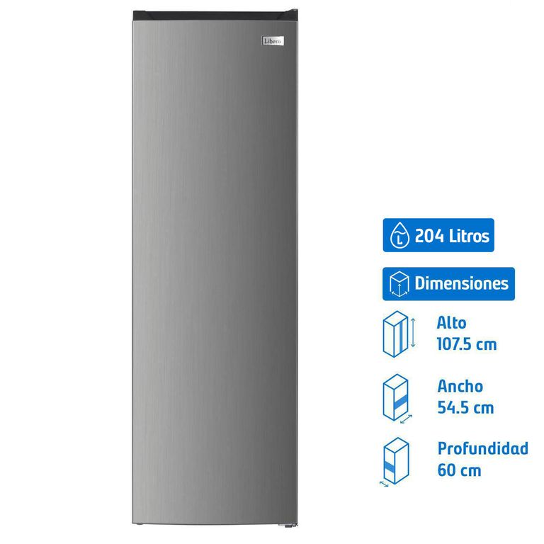 Freezer Vertical 163 Litros Inox LFV-290NFI