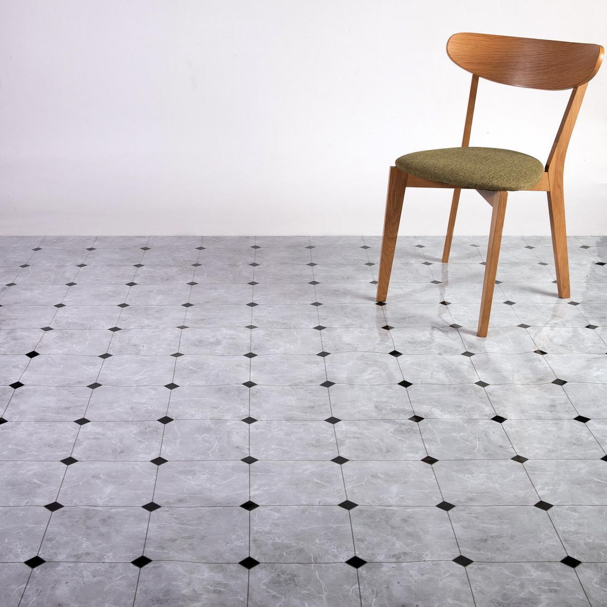 DIB - Piso Linóleo 0,5 mm 2x5 m Illusion Gris 10 m2