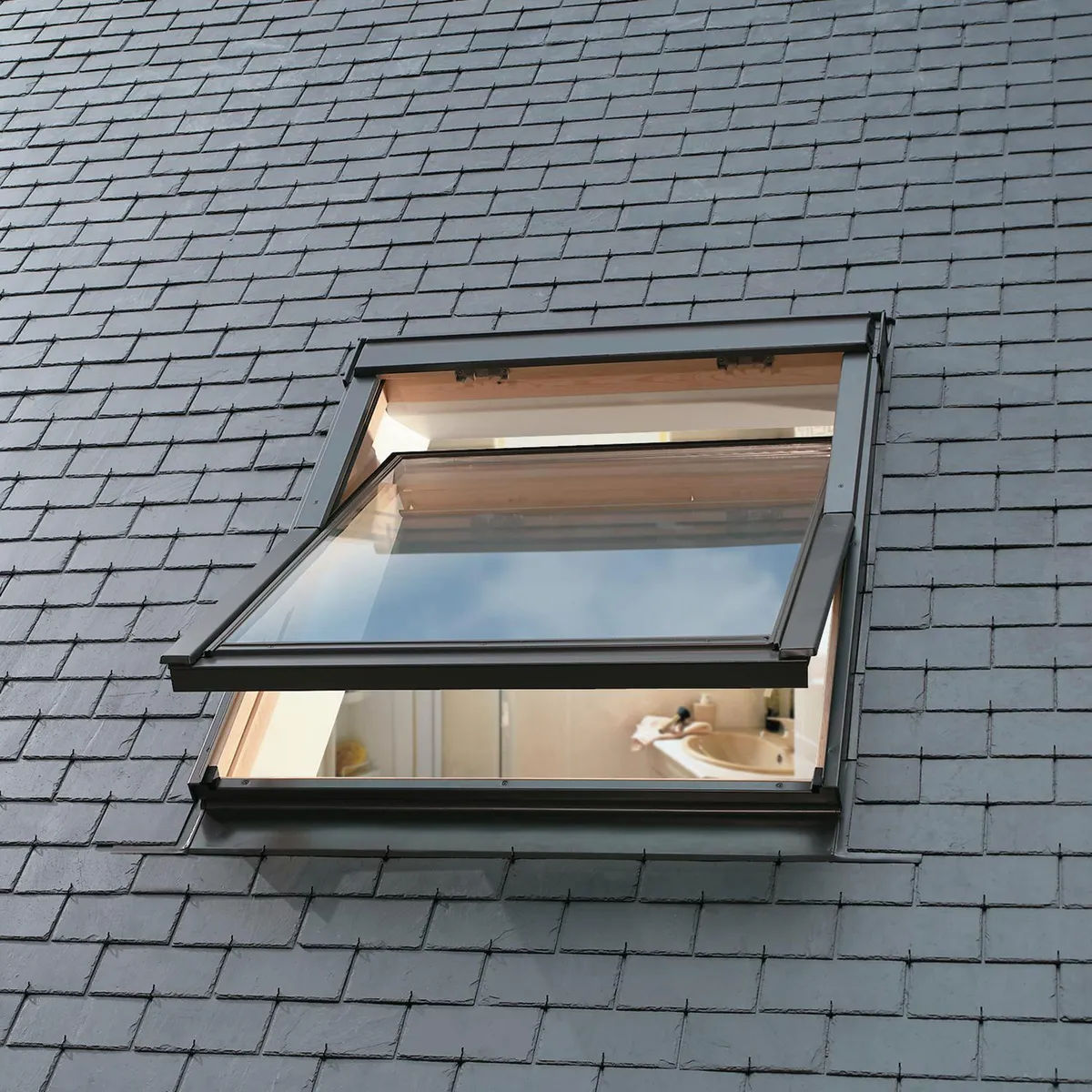 VELUX - Cerco para techo 55x78 liso incluye BFX