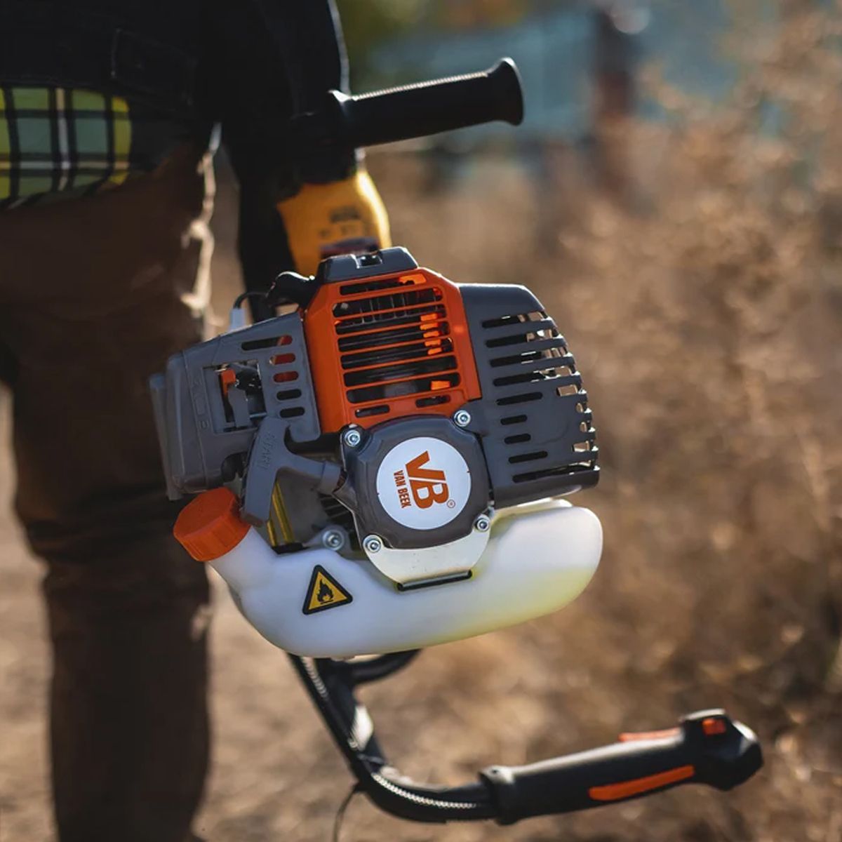 VAN BEEK - Ahoyadora Barreno Motor 52. 7 Cc Broca 20 Cm Jardinería