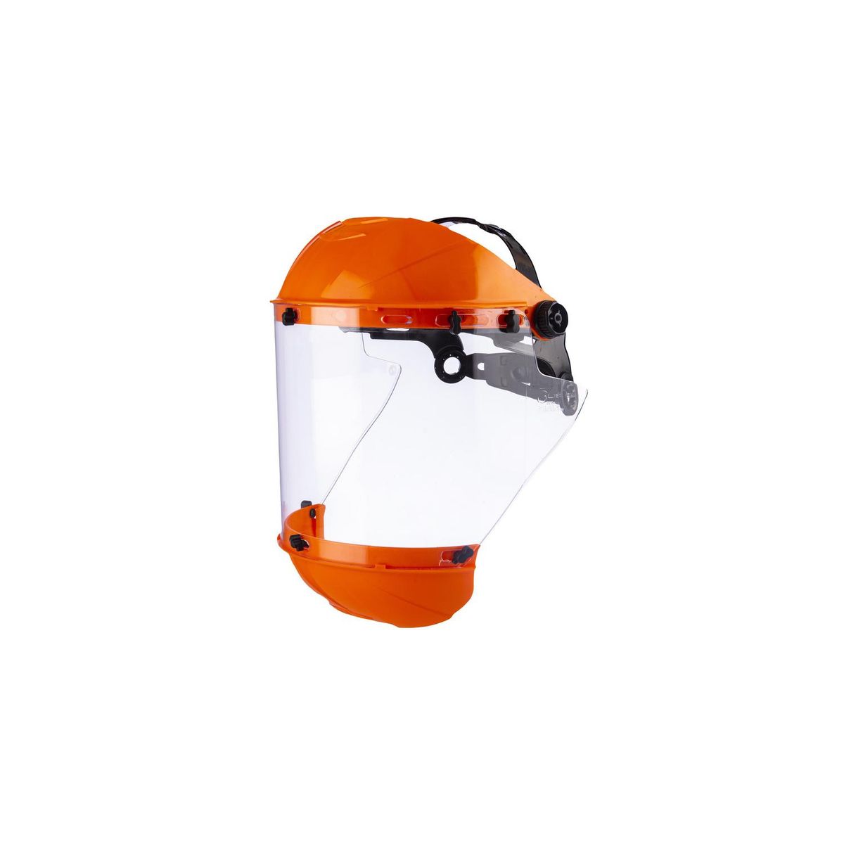 LIBUS - Protector facial cilíndrico transparente con mentón