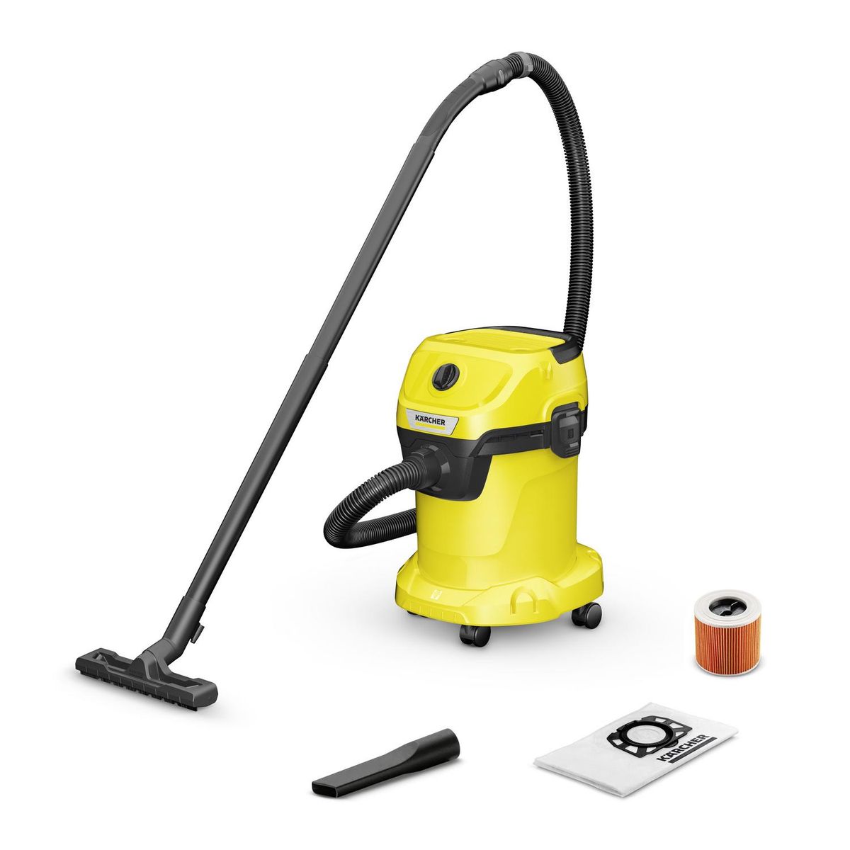 KARCHER - Aspiradora de Polvo y Agua 1000 W 17 Litros ASPIRADORA POLVO/AGUA WD3 V-17