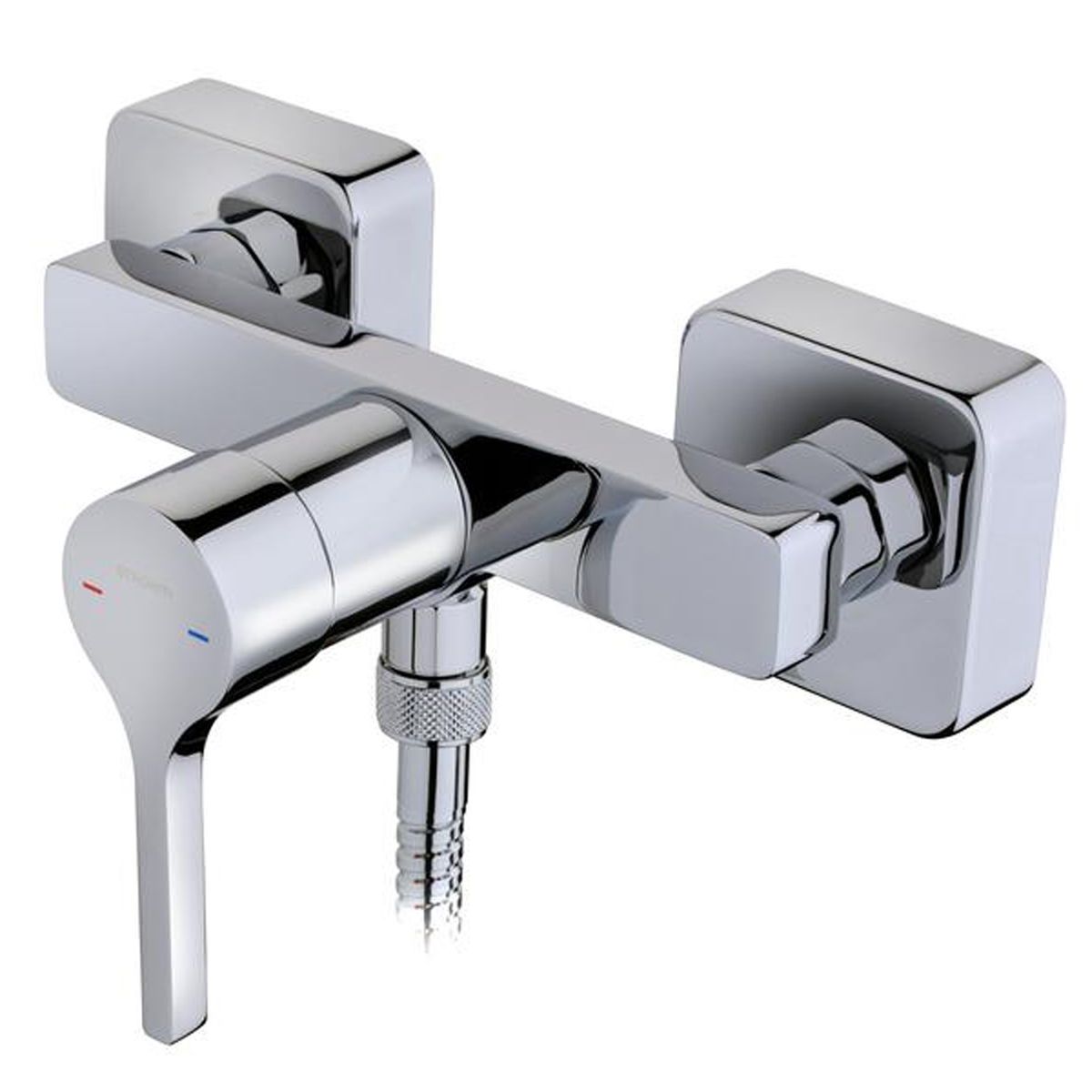 TEKA STROHM - Monomando Grifo de Baño Ducha Dessin Plateado