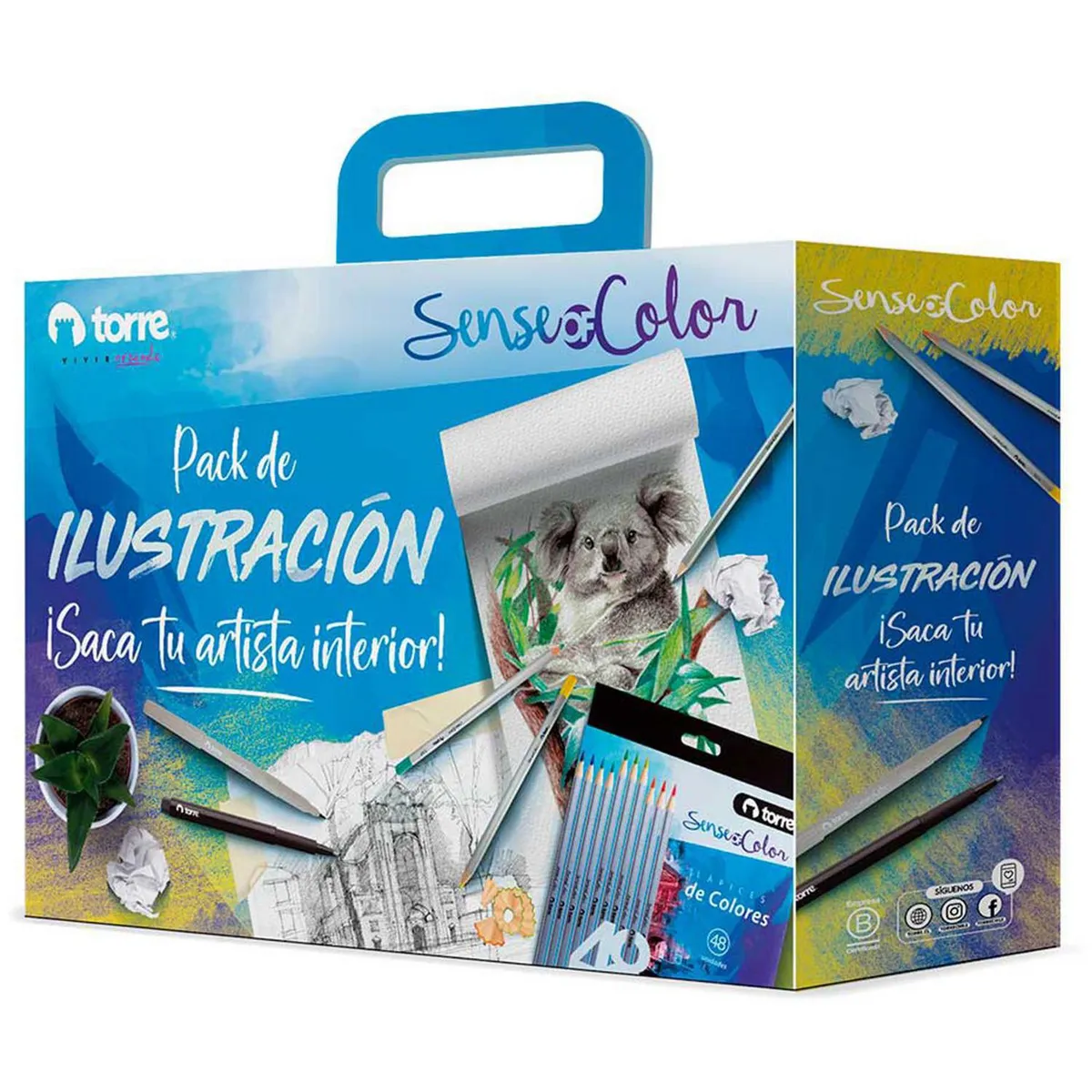 TORRE - Box Sense of color pack de ilustración