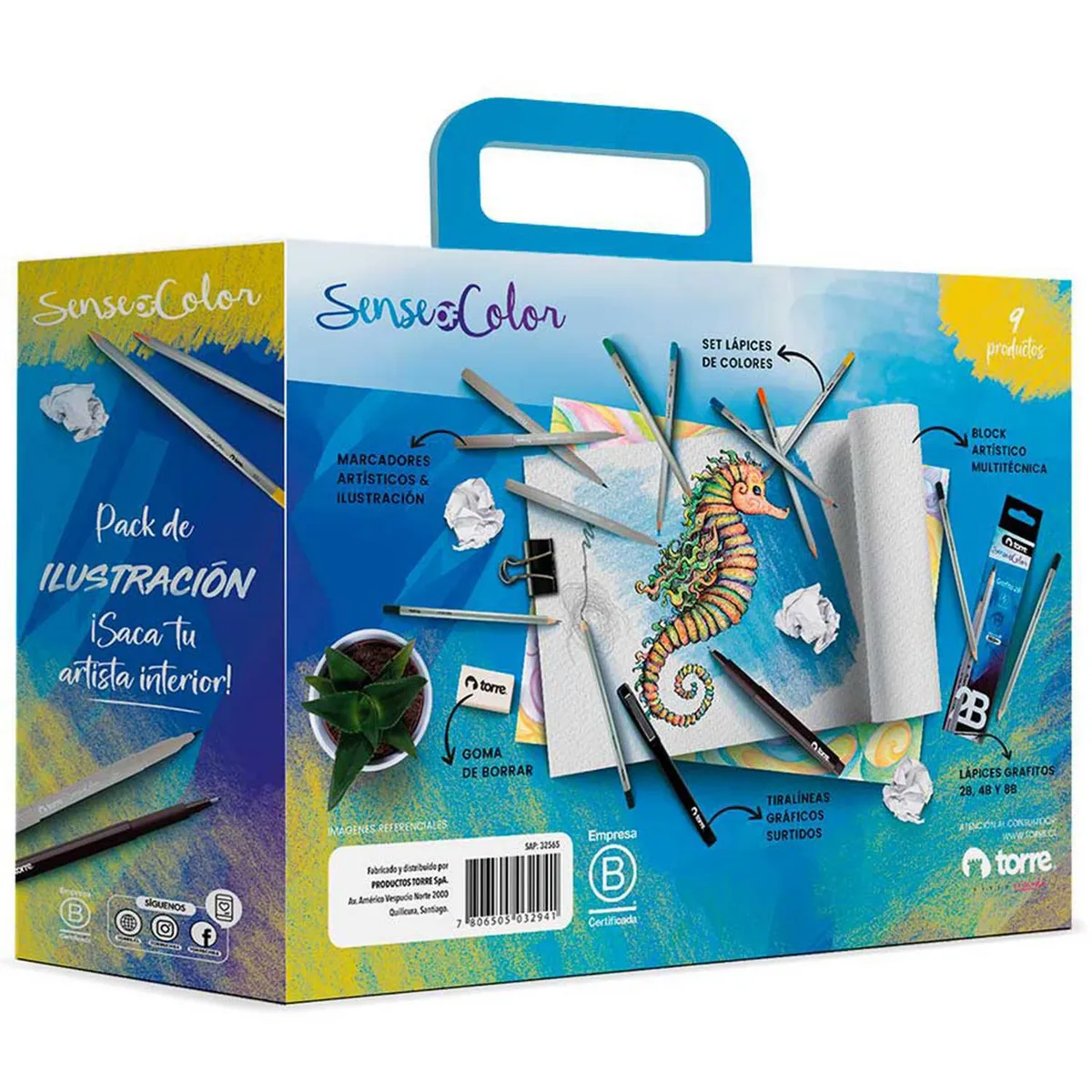 TORRE - Box Sense of color pack de ilustración