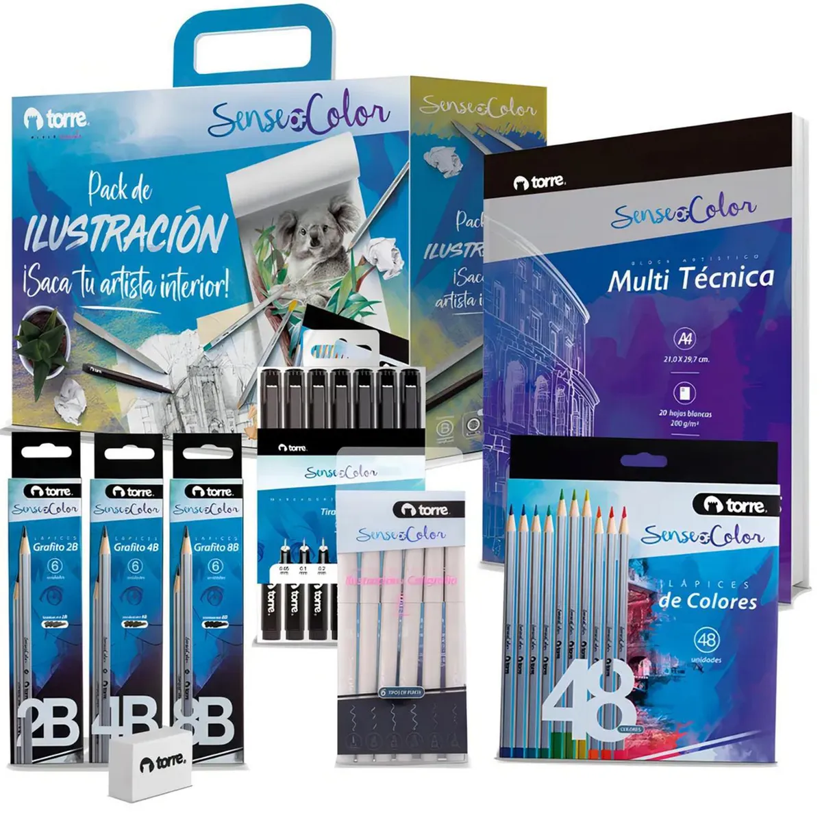 TORRE - Box Set De Ilustración Sense Of Color Torre