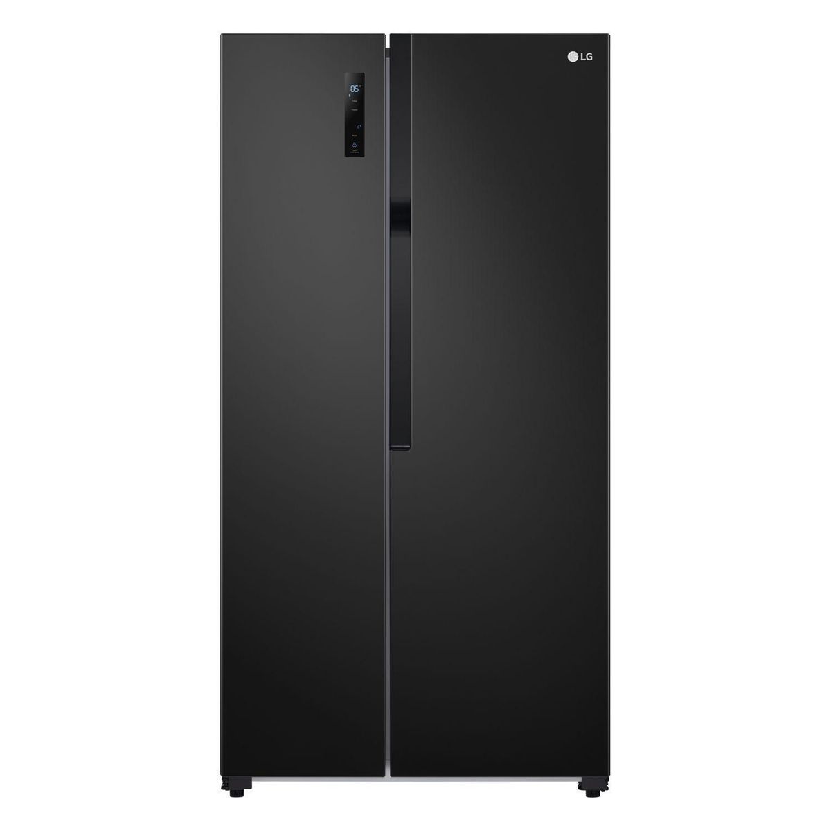 LG - Refrigerador 2 Puertas Side by Side No Frost 509 Litros Black Steel GS51MPD