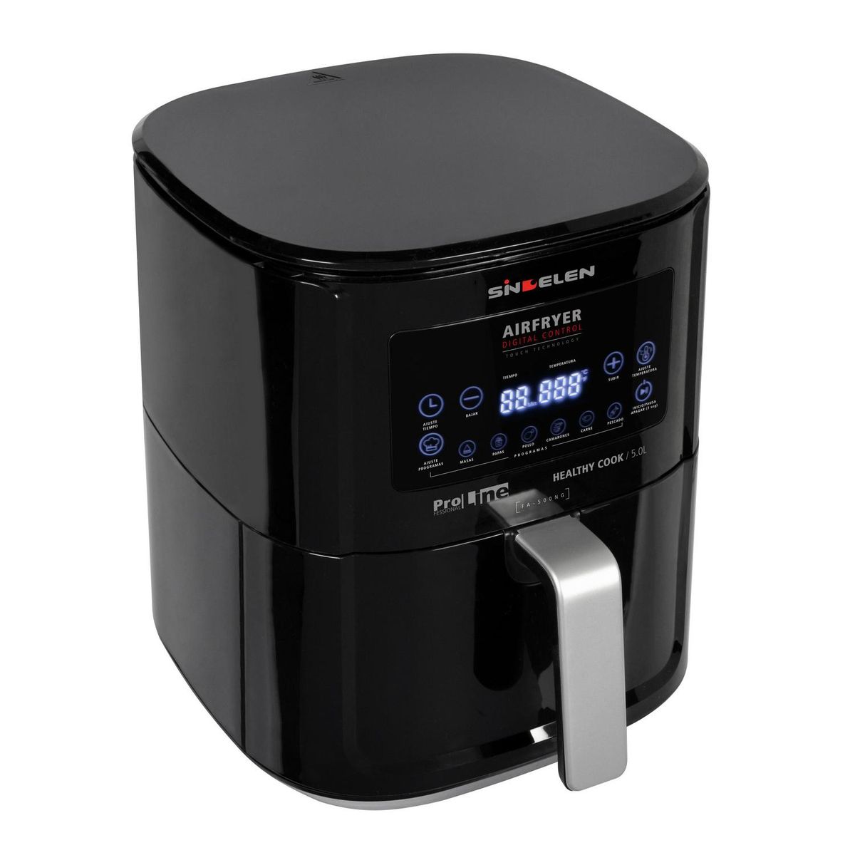 SINDELEN - Freidora de Aire 5,5 Litros FA-500NG