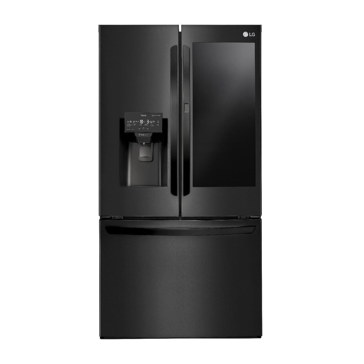 LG - Refrigerador French Door No Frost 660 Litros Negro Matte GM78SXT