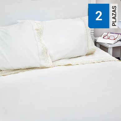 Juego de Sbanas Broderie Santorini