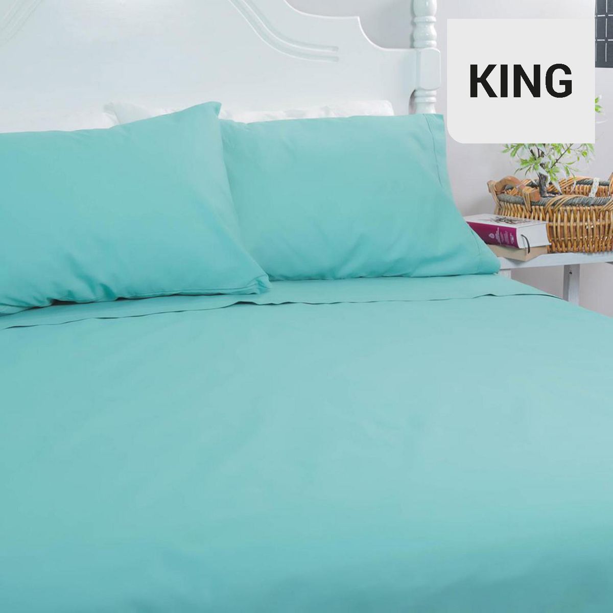 DORAL - Juego Sábanas Liso Vivo 144 hilos