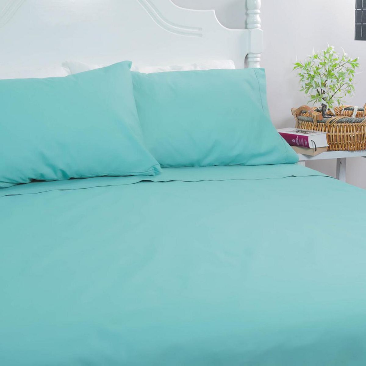 DORAL - Juego Sábanas Liso Vivo 144 hilos