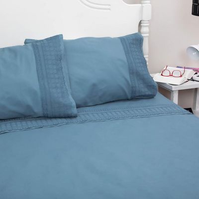 Imagen 2 del producto Juego sábanas broderie amalia 144 hilos