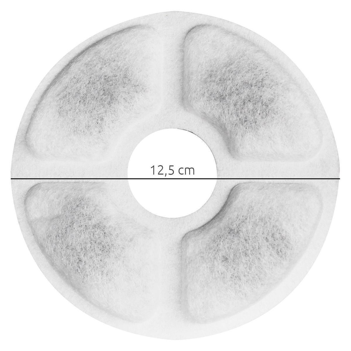 PETWOOW - Pack 6 filtros para dispensador de agua perros y gatos