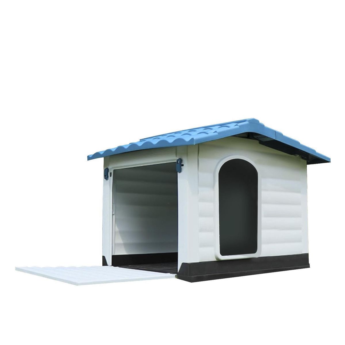 PETWOOW - Casa para Perro 69x91x66 cm Blanca