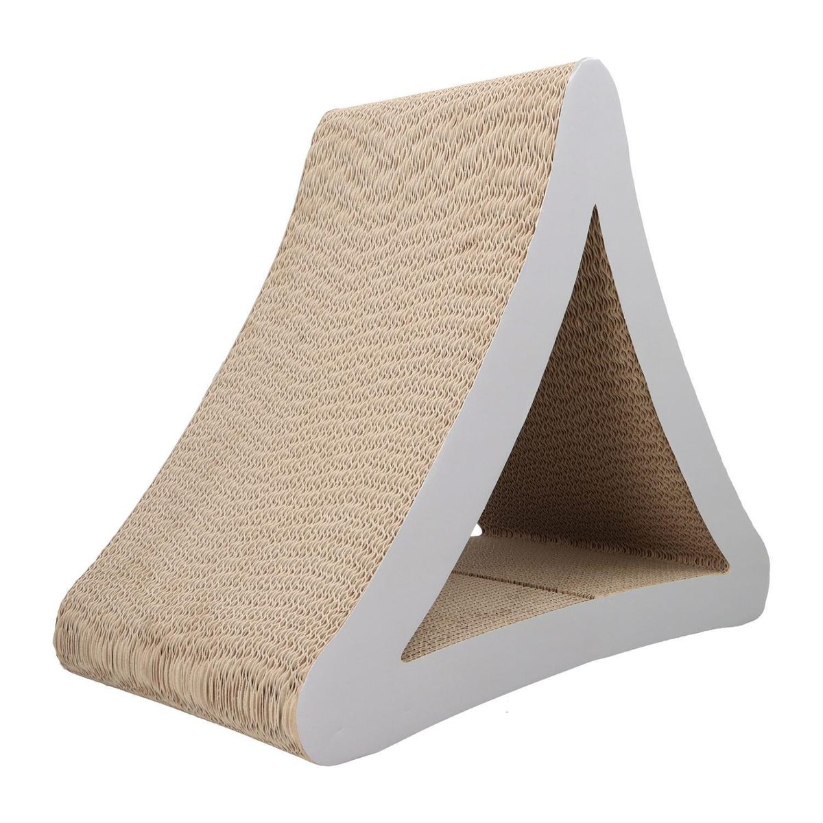 PETWOOW - Rascador para gatos con hierba gatera 45x39x27