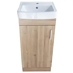 STRETTO - Mueble de Baño Claire Rustico 33.5x82x29 cm