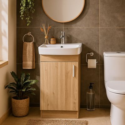 Imagen 2 del producto Mueble de Baño Claire Rustico 40.5x82x42 cm