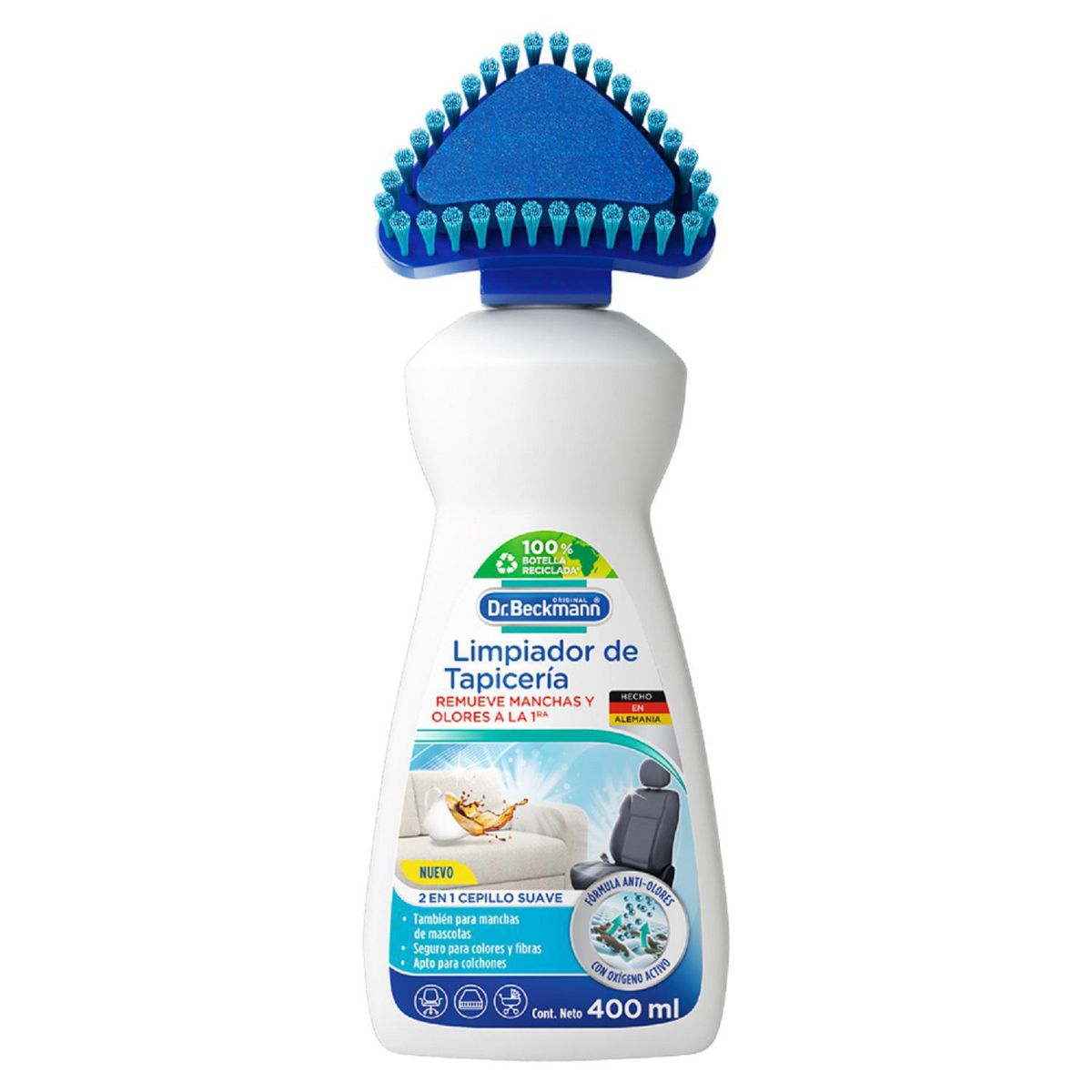 DR. BECKMANN - Limpiador de Tapicería Dr. Beckmann 400 ml Multiuso con Cepillo