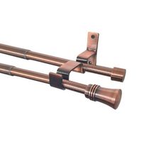 Set doble muro ext 16/19mm 170 - 320 terminación cónico cobre