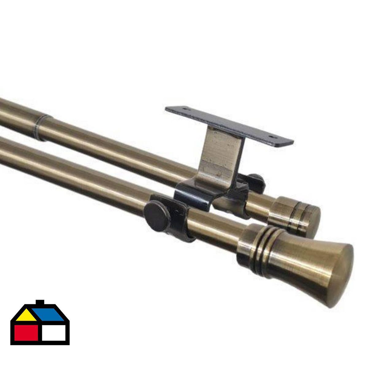 METALHSA - Set doble techo ext 16/19mm 170 - 320 terminación cónico bronce