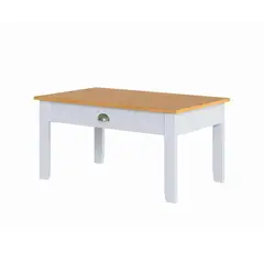 BE DESIGN - Mesa de centro Ludlow blanco miel