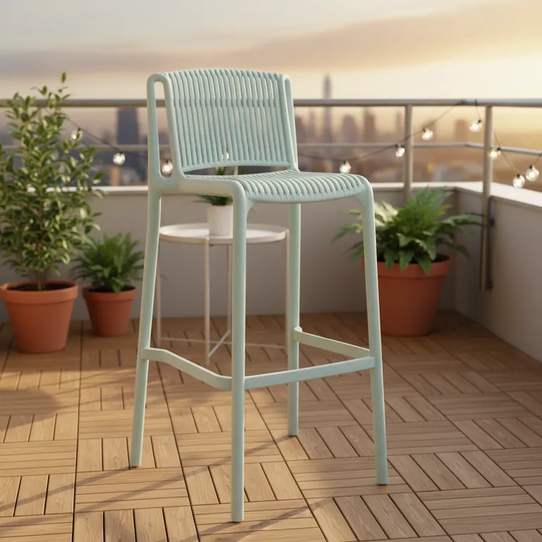 IDETEX Silla Bar Verona Verde 100x51x47 cm