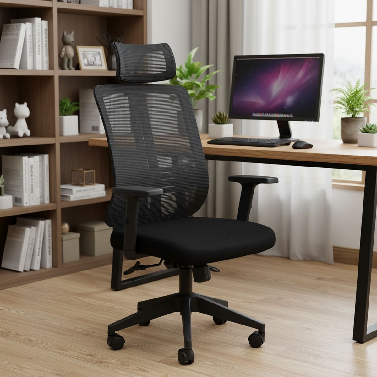 IDETEX - Silla Escritorio Ejecutiva Cowork Negro