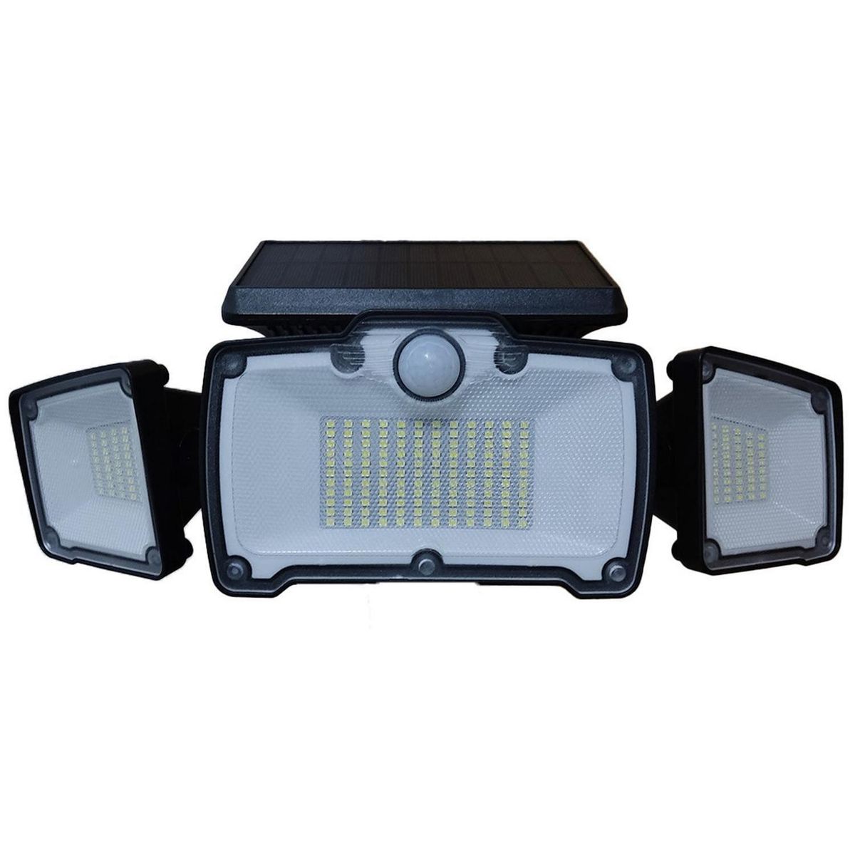 LEDZONE - Foco Solar Led con Sensor 18 W IP 67 500 lm Luz Fría