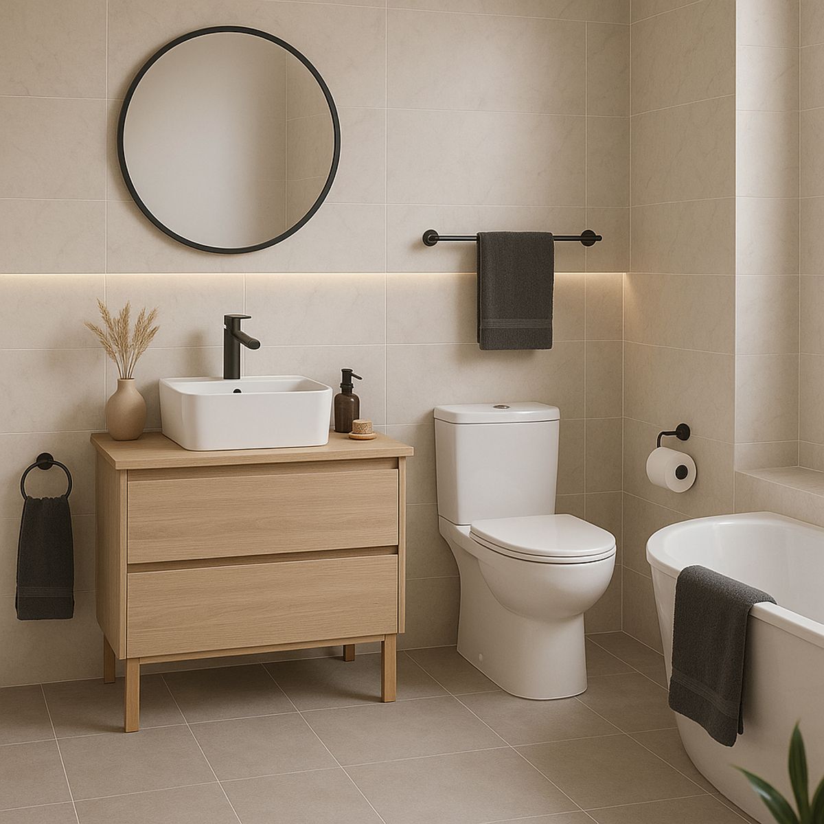 KLIPEN - Monomando Lavamanos Sevilla Negro