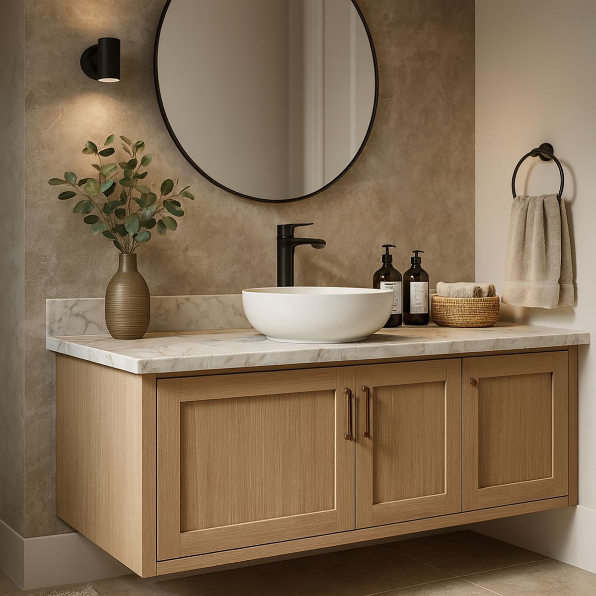 KLIPEN - Monomando Lavamanos Caño Alto Sevilla Negro