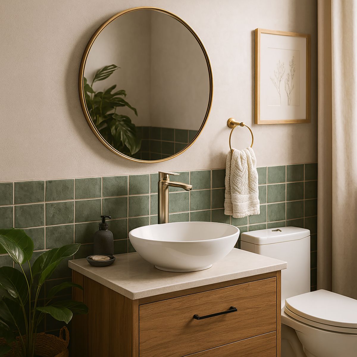 KLIPEN - Monomando Lavamanos Caño Alto Sevilla Antique bronze