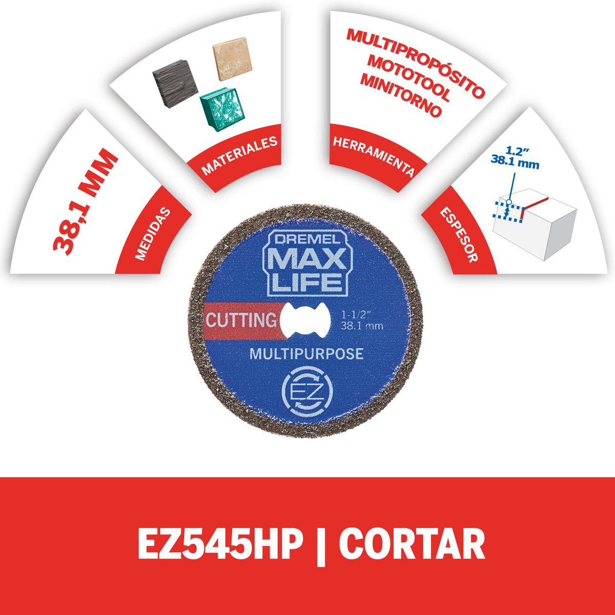 DREMEL - Disco de corte diamantado