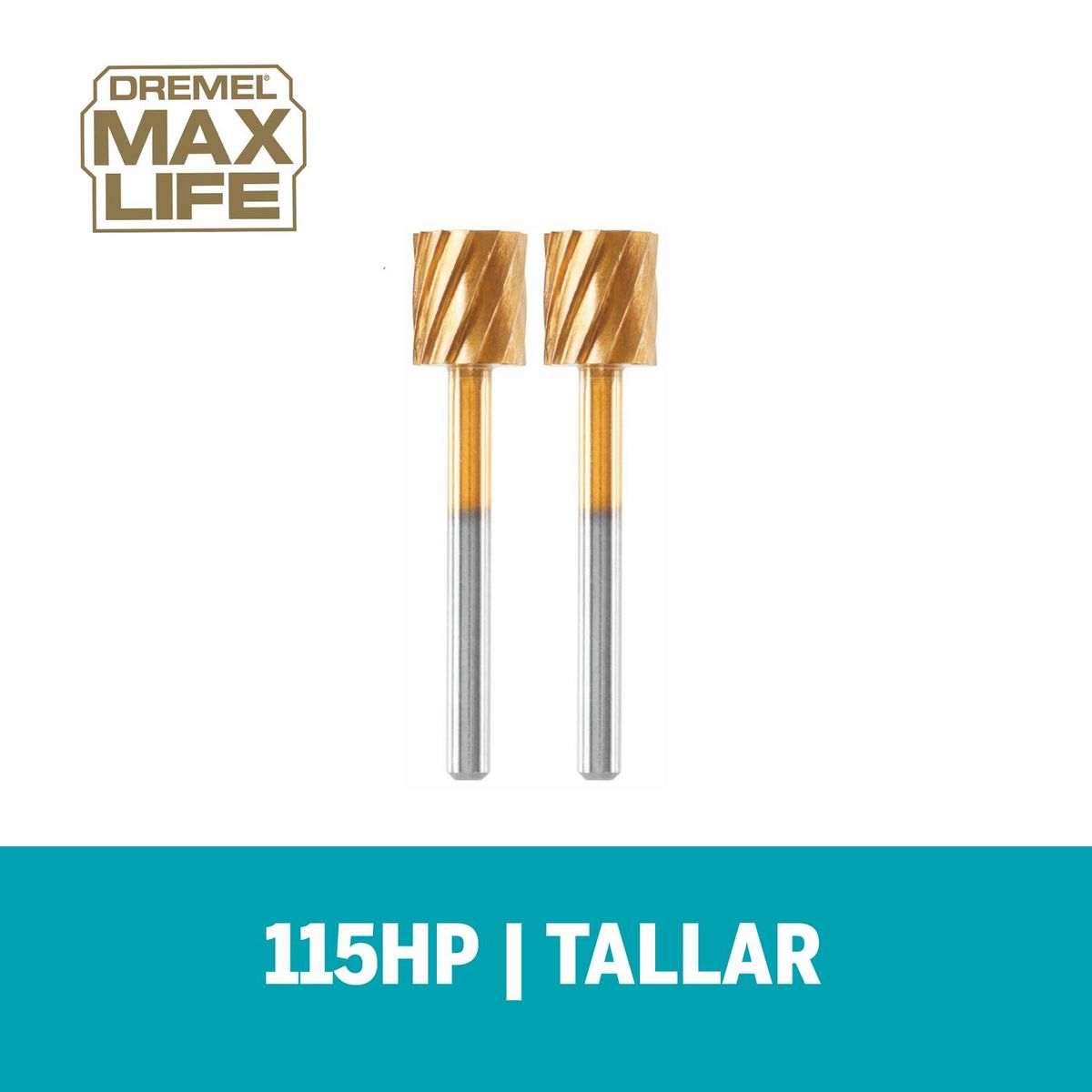 DREMEL - Fresa titanio punta cuadrada