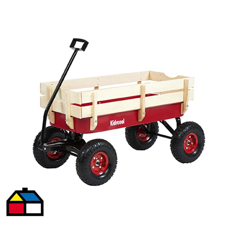 KIDSCOOL Carro de Arrastre Multifunción Rojo Desde 17 años